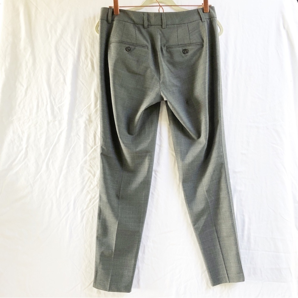 VINCE | SIDE STRAPPING PANTS IN HEATHER GRAY WOOL SIZE 6 - Picture 12 of 12